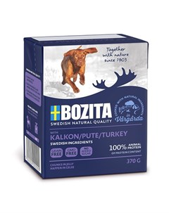 Кусочки в желе с индейкой для собак 370 г Bozita