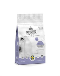 Robur Sensitive Single Protein сухой корм для взрослых собак всех пород с ягненком 3 кг Bozita