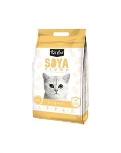 SoyaClump Soybean Litter соевый биоразлагаемый комкующийся наполнитель Kit cat