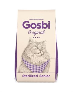 Сухой корм Original Cat Sterilized Senior для пожилых стерилизованных кошек с курицей и индейкой 7 к Gosbi