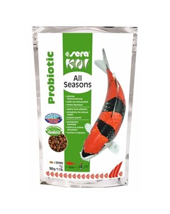 Корм Koi All Seasons Probiotic для прудовых рыб 500 г Sera