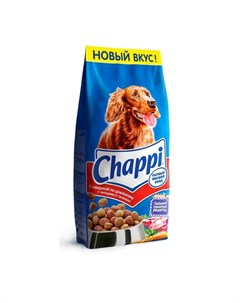 Полнорационный сухой корм для собак с говядиной овощами и травами 15 кг Chappi