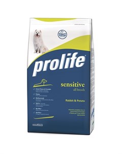 Dog Adult Sensitive сухой корм для гиперчувствительных собак с кроликом и картофелем Prolife