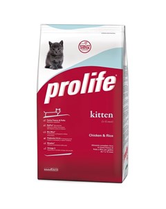 Kitten сухой корм для котят с курицей и рисом 400 г Prolife