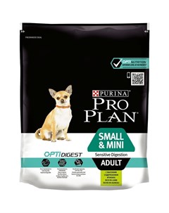 OptiDigest сухой корм для собак мелких и карликовых пород при чувствительном пищеварении с ягненком  Pro plan