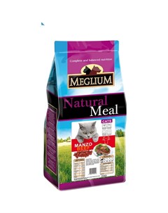 Сухой корм Adult для взрослых кошек с говядиной Meglium