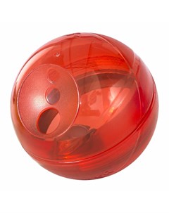 Интерактивная игрушка головоломка Tumbler в форме мяча для лакомств 120 мм красный Rogz