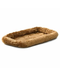 Лежанка Pet Bed меховая 56х33 см коричневая Midwest