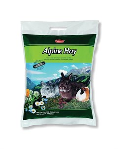 Сено Alpine Hay для грызунов и кроликов альпийские травы 700 г Padovan