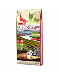 Pure Canada Green Highland Puppy для щенков юниоров беременных и кормящих взрослых собак всех пород  Genesis