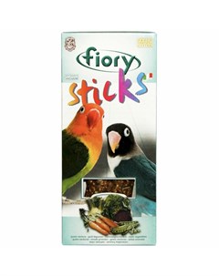 Палочки для средних попугаев Sticks с овощами 2 х 60 г Fiory