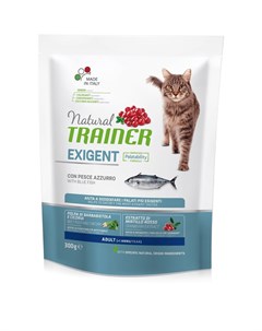 Natural Cat Exigent Adult With Blue Fish сухой корм для привередливых кошек с пеламидой 300 г Trainer