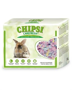 Chipsi Confetti целлюлозный наполнитель для мелких домашних животных и птиц 5 л Carefresh