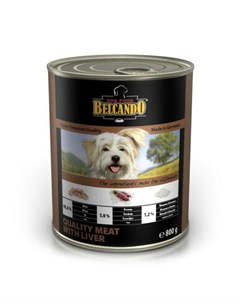 Консервы для собак Super Premium с отборным мясом и печенью Belcando