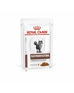 Gastrointestinal Moderate Calorie полнорационный влажный корм для взрослых кошек при панкреатите и о Royal canin