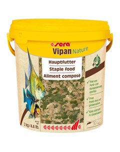 Корм Vipan Nature для рыб основной в хлопьях 10000 мл 2 кг Sera