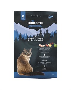 Chicopee hnl cat sterilized сухой корм для стерилизованных кошек Chicopee