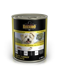 Консервы для собак Super Premium с индейкой и рисом Belcando