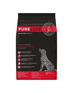 Сухой корм PureLuxe для взрослых собак с ягненком и нутом Pure luxe