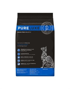Сухой корм PureLuxe для привередливых кошек с курицей Pure luxe
