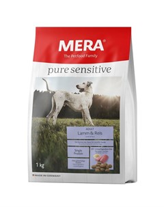Сухой корм Pure Sensitive Adult Lamm Reis для взрослых собак с ягненком и рисом 1 кг Mera
