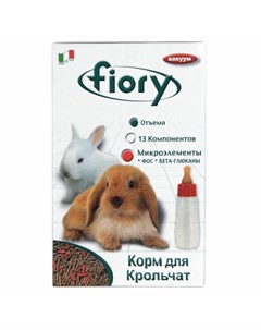 Корм для крольчат Puppypellet гранулированный 850 г Fiory