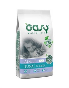 Dry Cat Adult Tuna сухой корм для взрослых кошек с тунцом 300 г Oasy