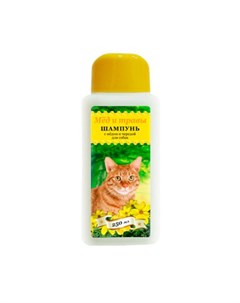 Шампунь для кошек с мёдом и чередой 250 мл Пчелодар