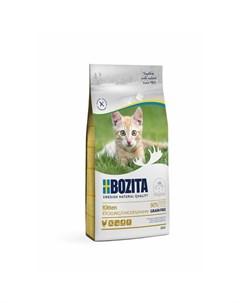 Kitten GF Chicken сухой беззерновой корм для котят и беременных кошек с курицей Bozita