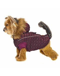 Куртка Зимняя вишня для собак размер 3 29х45х28 см Happy puppy