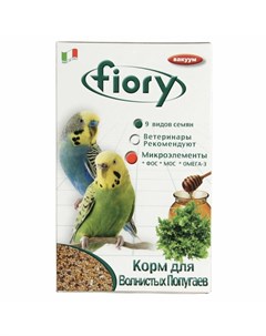 Pappagallini сухой корм для волнистых попугаев 400 г Fiory