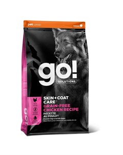 GO Skin Coat GF Chicken сухой корм для собак беззерновой с курицей 1 59 кг Go! natural holistic