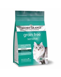 AG Adult Cat Корм сухой беззерновой для взрослых кошек с деликатным желудком и или чувствительной ко Arden grange