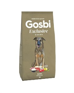 Сухой корм Exclusive для пожилых собак средних пород с курицей 3 кг Gosbi