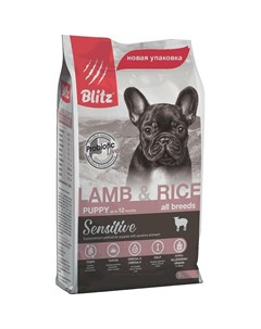Sensitive Puppy Lamb Rice полнорационный сухой корм для щенков с ягненком и рисом 2 кг Blitz