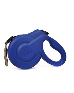 Styleash Стильная рулетка 5 м с выдвижным шнуром для собак мелких пород до 15 кг голубая Fida