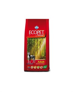 Ecopet Natural Adult Maxi сухой корм с курицей для взрослых собак крупных пород 12 кг Farmina