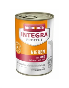 Integra Protect Renal влажный корм для собак при хронической почечной недостаточности фарш из говяди Animonda