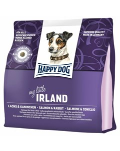 Supreme Mini Irland полнорационный сухой корм для собак мелких пород для кожи и шерсти с лососем и к Happy dog