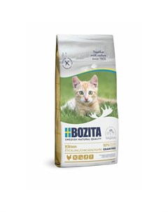 Kitten GF Chicken сухой беззерновой корм для котят и беременных кошек с курицей 2 кг Bozita