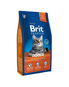 Сухой корм Premium Cat Indoor для кошек домашнего содержания Brit*