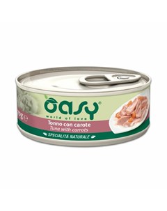 Wet Cat Specialita Naturali Tuna Carrot влажный корм для взрослых кошек дополнительное питание с тун Oasy