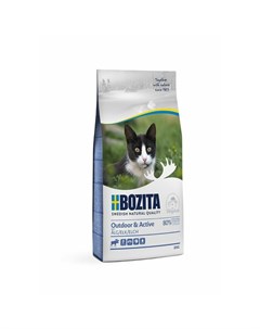 Outdoor Active сухой корм для активных кошек с лосем Bozita