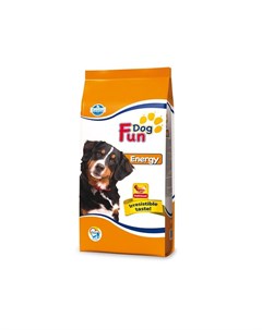 Fun Dog Energy сухой корм с курицей для взрослых собак активных пород 20 кг Farmina