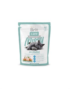 Care Cat Missy For Sterilised сухой корм для стерилизованных взрослых кошек с курицей 400 г Brit*