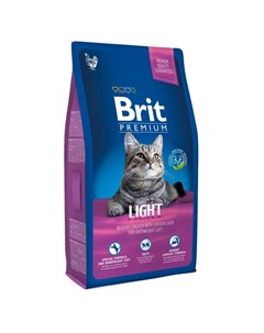 Сухой корм Premium Cat Light для кошек склонных к излишнему весу Brit*