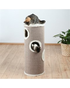 Домик башня Edorado для кошек o40 100 см коричнево бежевый Trixie