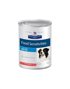 Prescription Diet Dog d d Food Sensitivities Salmon влажный диетический корм для собак при пищевой а Hill`s