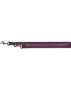 Поводок перестежка Fusion для собак L XL 2 00 м 25 мм черно розовый Trixie