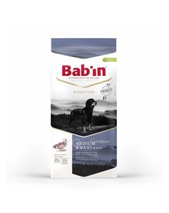 Сухой корм babin signature medium maxi senior для взрослых собак средних и крупных пород на основе у Bab'in